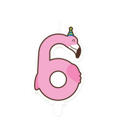 Flamingo Kaars 6 Jaar