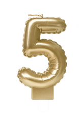 Kaars Folie Ballon Goud 5