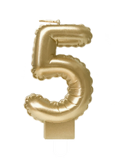 Kaars Folie Ballon Goud 5