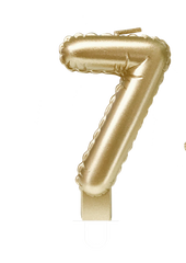 Kaars Folie Ballon Goud 7