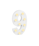 9 Licht Cijfer