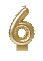 Kaars Folie Ballon Goud 6