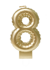 Kaars Folie Ballon Goud 8