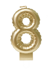 Kaars Folie Ballon Goud 8