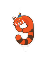 Kaars 9 Jaar Wasbeer