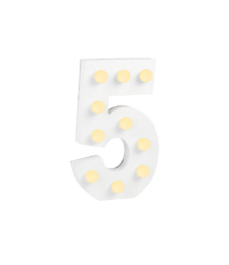 5 Licht Cijfer