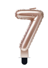 Kaars Folie Ballon Rose Goud 7