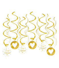 Bruiloft Hangdecoratie Goud