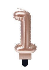 Kaars Folie Ballon Rose Goud 1 10cm