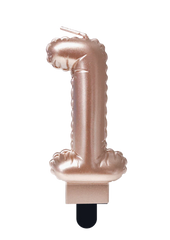 Kaars Folie Ballon Rose Goud 1 10cm
