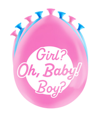 Gender Reveal Ballonnen 8st
