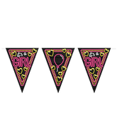 Geboorte Slingers Neon Its a Girl! 10m