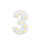 3 Licht Cijfer 16,5cm