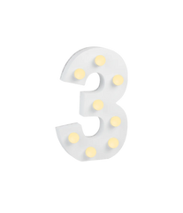 3 Licht Cijfer 16,5cm