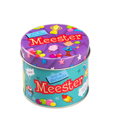 Snoepblik Meester 9cm