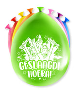 Geslaagd Ballonnen Hoera 8st