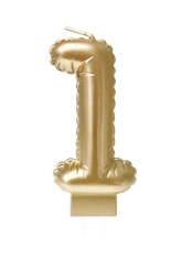 Kaars Folie Ballon Goud 1 10cm
