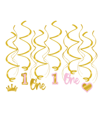 1 Jaar Hangdecoratie Meisje 70cm