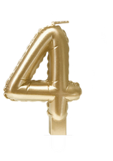 Kaars Folie Ballon Goud 4