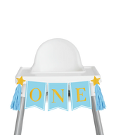 1 Jaar Versiering Pakket Blauw