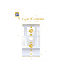 Hangdecoratie 25 Jaar Wit Goud