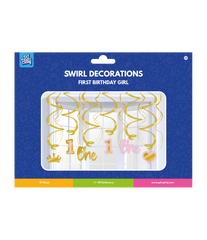 1 Jaar Hangdecoratie Meisje 70cm