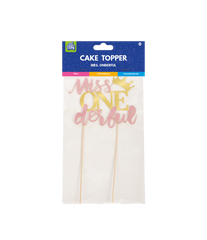 Miss Wonderful Taarttopper