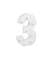 3 Licht Cijfer 16,5cm