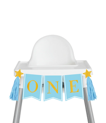 1 Jaar Versiering Pakket Blauw