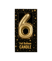 Kaars Folie Ballon Goud 6
