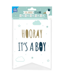 Banner Hooray It'S A Boy 6m