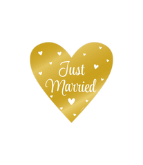 Bruiloft Wanddecoratie Just Married 3 delig