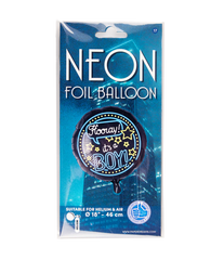 Geboorte Helium Ballon It's a Boy Neon