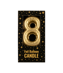 Kaars Folie Ballon Goud 8