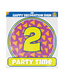 Deurbord 2 Jaar Gekleurd