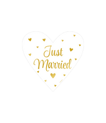 Bruiloft Wanddecoratie Just Married 3 delig