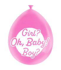 Gender Reveal Ballonnen 8st