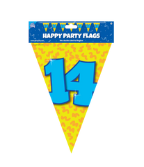 Vlaggenlijn 14 Jaar Gekleurd 10m