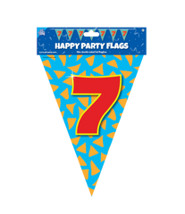 Vlaggenlijn 7 Jaar Gekleurd 10m