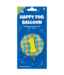Helium Ballon 1 Jaar Gekleurd