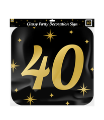 Deurbord 40 Jaar 50cm