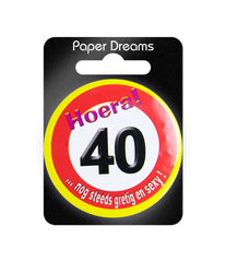 Button 40 Jaar
