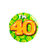 I'm 40 Button 40 Jaar