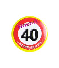 Button 40 Jaar