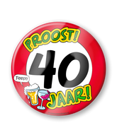 Bierviltjes 40 Jaar 6st