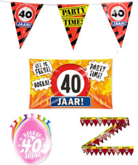 40 jaar versiering pakket