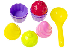 Strandsetje Cupcake Zandspeeltjes 9-Delig