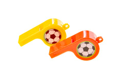 Voetbalfluit Gekleurd