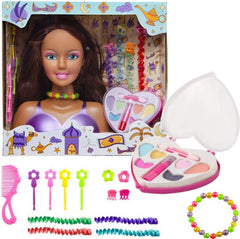 Make-up pop Bruin Haar