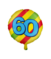 Helium Ballon 60 Jaar Gekleurd